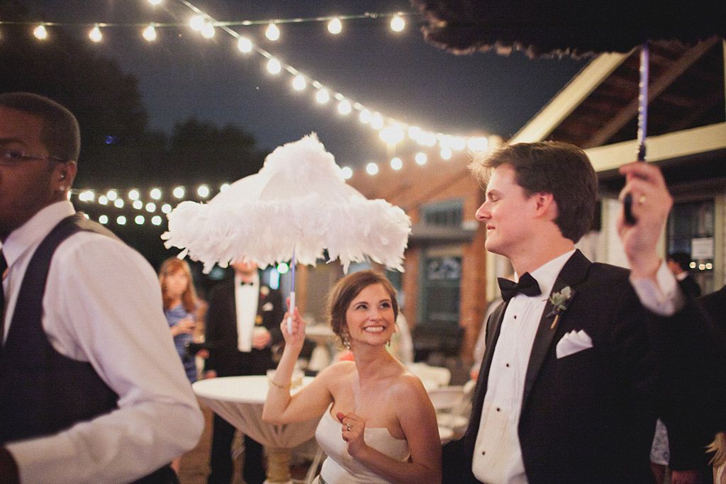 Bride and Groom Reception at Dallas Heritage Village