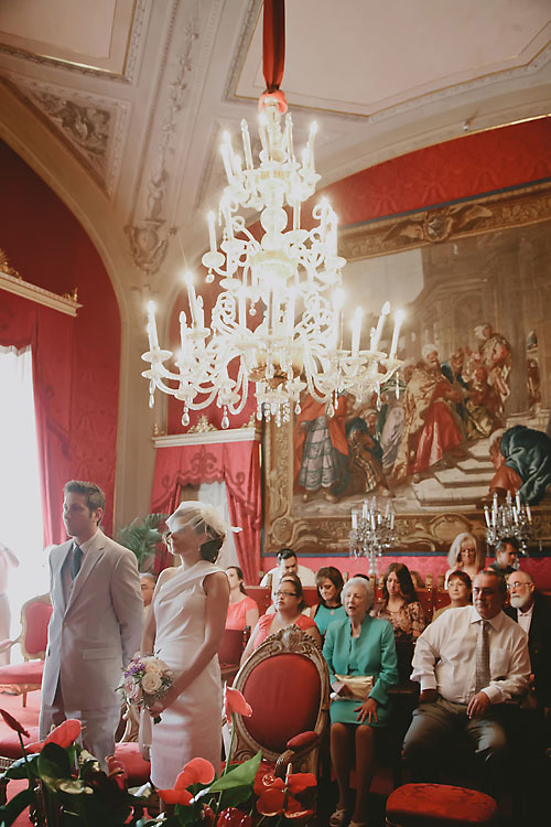 Red Room Florence Civil Wedding Ceremony