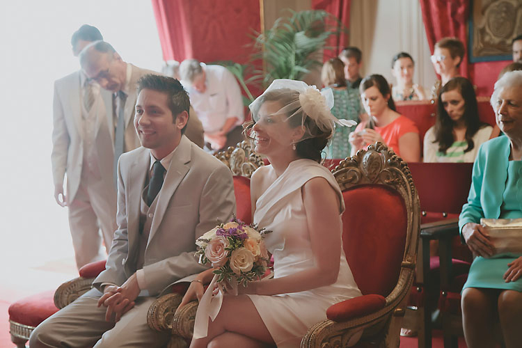 Red Room Florence Civil Wedding Ceremony