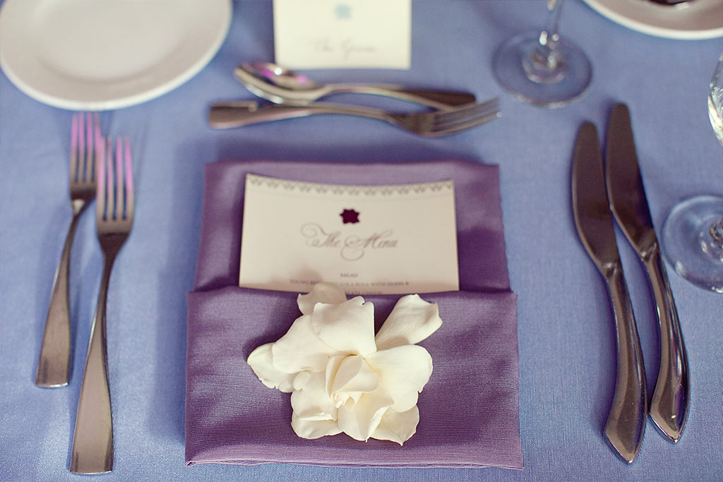 wedding place setting