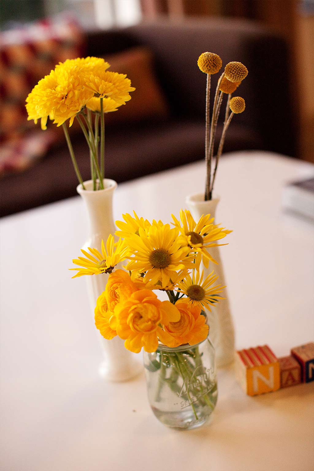 milk glass wedding centerpiece decor