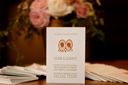 Dallas Wedding Program