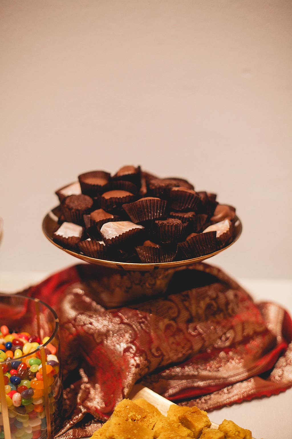 Indian Wedding Pastries and Candy Bar