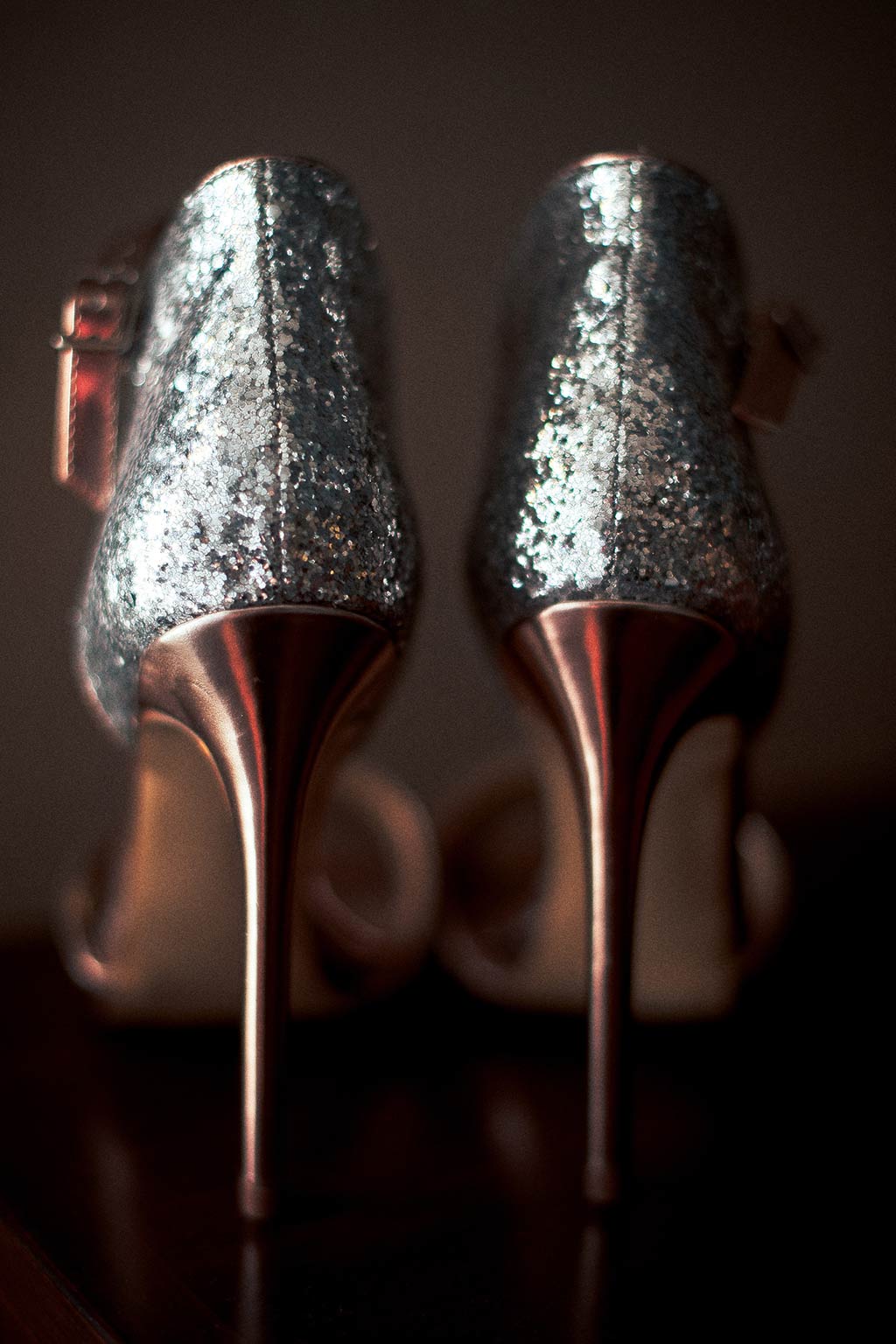 Glitter Wedding Heels